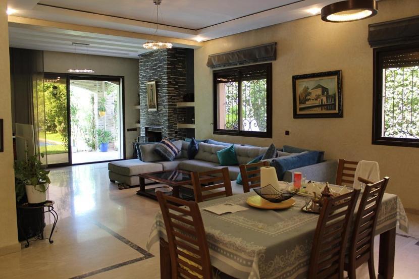 Magnifique Villa Avec Piscine Chauffee Que Pour Famille 马拉喀什 外观 照片